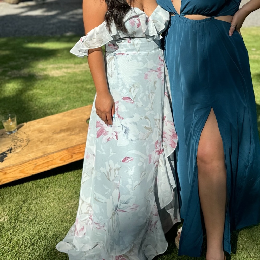 Revelry Scarlet Chiffon Dress